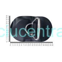 Nerudijančio plieno klijuojama rankena  Nerudijančio plieno klijuojama rankena